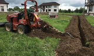 Копка траншей для водопровода в Симферополе: цена за метр от 938 руб.