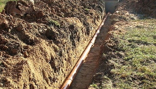 Копка траншей для водопровода в Симферополе: цена за метр от 938 руб.